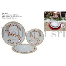 PIATTI 18 BIANCO 30939 XMAS
